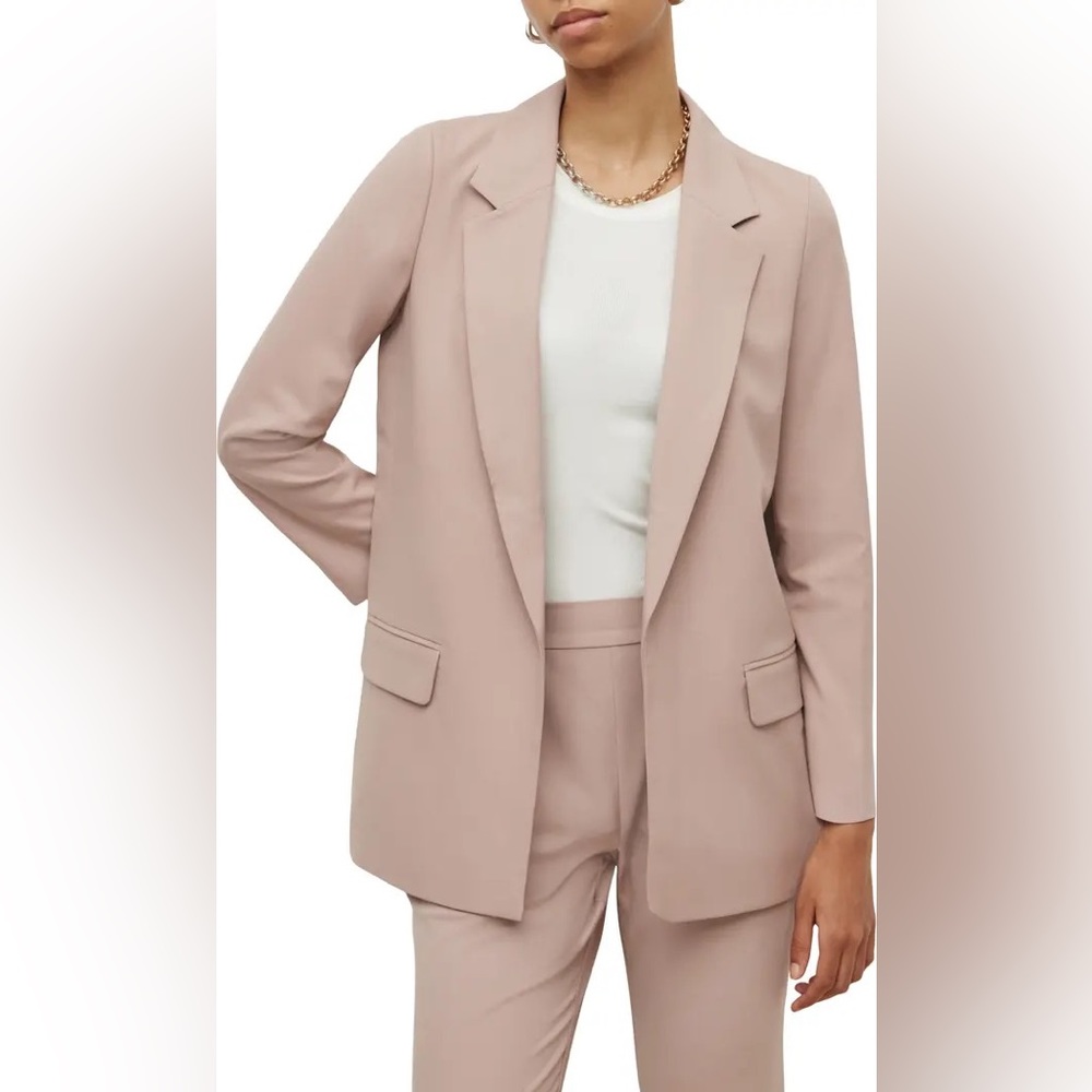 All saints Alesia blazer in nude blush color